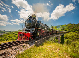 Trem Maria Fumaça com Epopeia, Almoço e Vinhedos